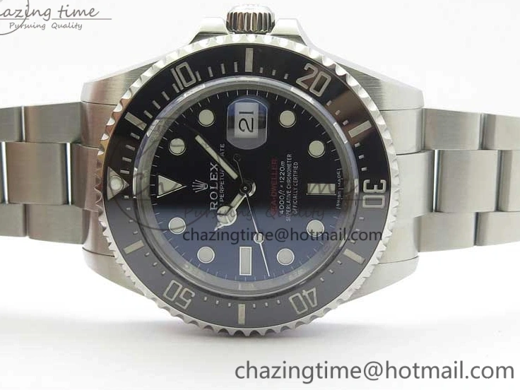 MiroTime 0130 Upgraded Sea-Dweller 2017 Baselworld 126600 Noob 1:1 Best Edition 904L Steel Black Dial on SS Bracelet A3235 Clone V 3209